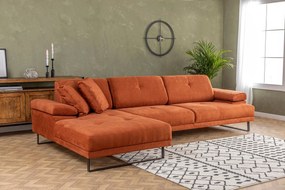 Sofá de Canto Mustang – Laranja – 174 x 274 cm