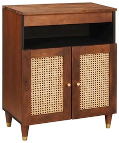 vidaXL Armário lateral Castanho 60 x 33,5 x 75 cm