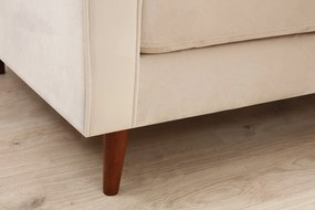 Sofá de 3 Lugares Rome – Bege – 215 x 90 x 70 cm