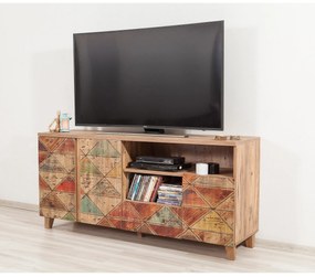 Móvel TV Marina – Pinho Atlântico – 160 cm x 65 cm x 45 cm