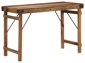 Mesa de Jantar vidaXL 110x55x76 cm Madeira Recuperada