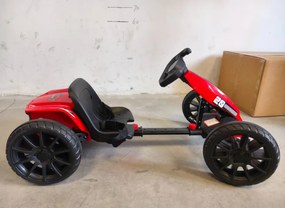 AIYAPLAY Kart Elétrico Infantil com Duplo Motor 12V, Vermelho | Aosom Portugal