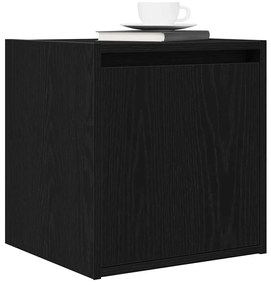 Mesas de cabeceira de parede 2 pcs 38x34x40 cm preto