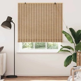 Persianas e Sombras para Janela Marrom Claro 150 x 160 cm Bambu