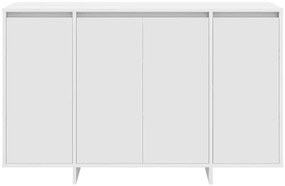 Buffet Branco Branco Madeira Engenheirada 120 x 41 x 75 cm