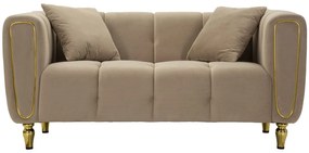 SOFÁ ALMA CINZA COM ALMOFADAS 155X81X71CM