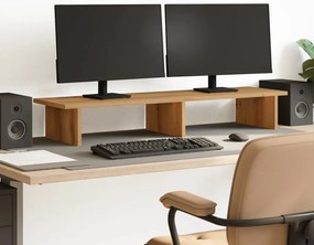 vidaXL Suporte de monitor derivados de madeira carvalho artisiano