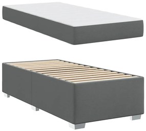 Estrutura da Cama Outros Cinzento escuro 90 x 190 cm tecido