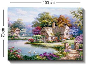 Tela Decorativa Modelo 23748 – Multicolor – 70 x 100 cm