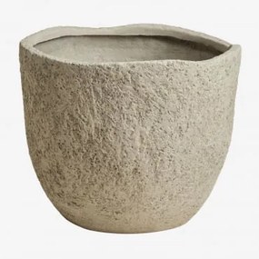 Vaso De Cimento Nuria Castanho Areia & Ø45 Cm - ↑40 Cm - Sklum