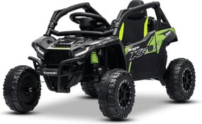 Carro elétrico para crianças Kawasaki TERYX KRX 1000 12V, controlo remoto, bateria de lítio, 2 motores de 25 W, com licença Verde