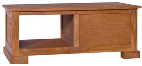 Móvel de TV 90x50x37 cm madeira de teca maciça