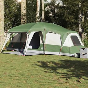 vidaXL Tenda Familiar com Varanda em Cúpula 9 Pessoas Impermeável
