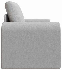 Sofá-Cama de Chão 2-em-1 Cinzento Nuvem 98x71x83 cm Tecido