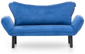 Sofá Cama "Chatto" – Azul  – 180x65x70 cm – Design Moderno