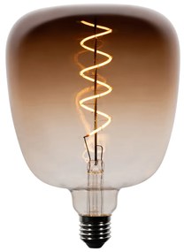 Lâmpadas LED E27 reguláveis G140 castanhas 4,9W 110 lm 1800K