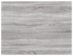 Prateleiras de parede 4pcs derivados de madeira cinzento sonoma