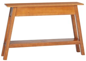 Mesa consola 110x30x75 cm madeira de mogno maciça