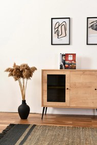 Console Calvin – Carvalho Preto – 180x81x41 cm