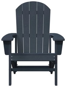 Cadeira Adirondack Azul-marinho 74x82x91 cm HDPE