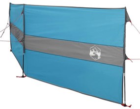 Corta-vento de campismo 344x120 cm impermeável azul