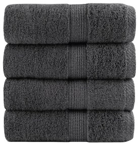 Toalhas de mãos premium SOLUND 4 pcs 30x30cm 600g/m2 antracite