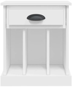 Mesa de cabeceira 43x36x50 cm branco