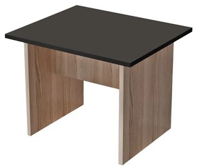 Mesa de Centro VO2 – Carvalho/Preto – 60x46,3x50 cm