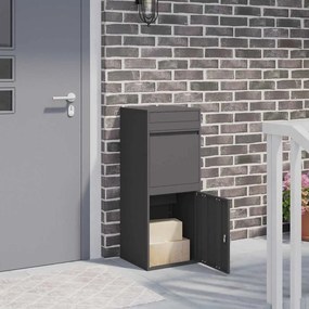 Caixa para entrega de pacotes Preto 41 x 38 x 103 cm Aço