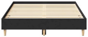 Estrutura de cama sem colchão 120x200 cm preto
