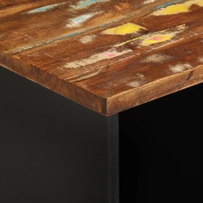 Móvel de TV 80x33x46 cm madeira recuperada/derivados madeira