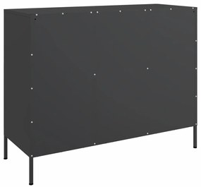 Aparador 100,5x39x79 cm aço preto