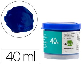 Guache Escolar 40 Ml Azul Ultramar