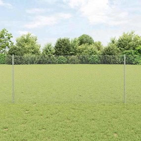 Conjunto de Cerca de Jardim Conjunto de 2 Aço galvanizado