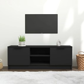 Móvel de TV 102x35x36,5 cm madeira processada preto