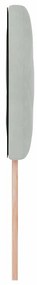 Cabeceira LED - Design de blocos de diamante, cinza claro, 90 cm, velu