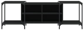 Móvel para TV 153x37x50 cm derivados de madeira preto