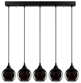 Candeeiro Suspenso Smoked – Fume – 85 x 85 cm
