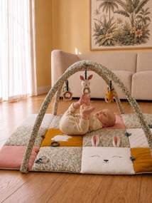 Tapete de atividades flexível e evolutivo, Tanzânia rosa