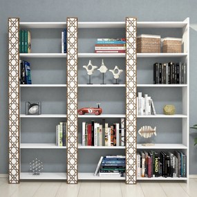 Estante City – Branco – 184,6 cm x 170 cm x 24,2 cm