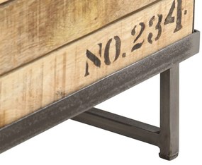 Móvel de TV 120x30x40 cm madeira de mangueira maciça