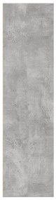Estante 80x30x114 cm derivados de madeira cinzento cimento