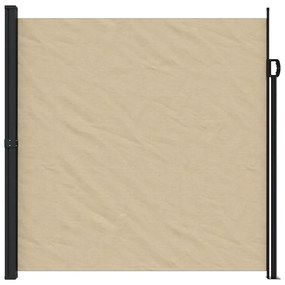 Toldo lateral retrátil 200x600 cm bege