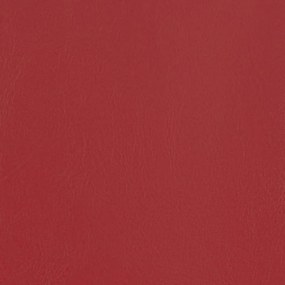 Poltrona Iris - Em Couro Artificial - Cor Vermelho Escuro - 70x56x68 c