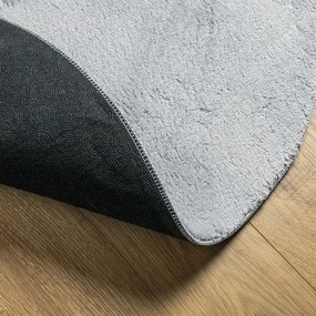 Tapete Oval 'HUARTE'Cinza 140x200 cm