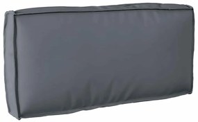 vidaXL Almofada de Palete pro Encosto Antracite 80x40x12 cm, Tecido Oxford