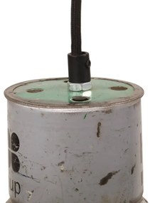 Candeeiro suspenso industrial redondo 25W 17 cm E27 multicor