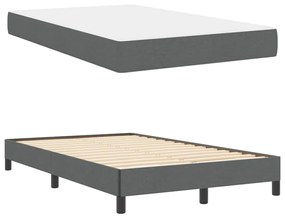 Cama Box Outros Cinzento escuro 120 x 190 cm tecido