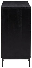 Aparador 75x35x70 cm pinho maciço preto