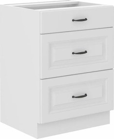 Armário modular com gavetas Retro White 108